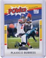 2021 Panini Contenders Plaxico Burress Power Players #PP-PBU New York Giants