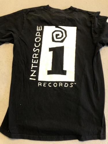 Interscope Records Since '91 T-Shirt Erwachsene Medium schwarz Baumwolle Grafik Musik T-Shirt