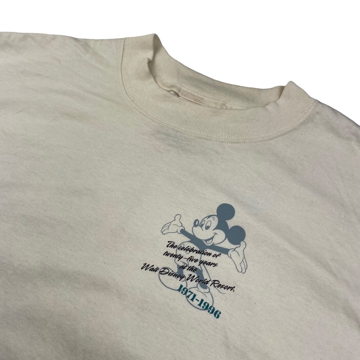 VTG Mickey Inc 1996 Magic Kingdom 25th Anniversary S/S T-Shirt