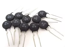 NTC 10D-15 Inrush Current Limiter Power Thermistors 10ohms 5 AMP (10x)