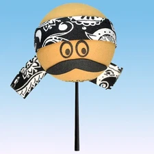 CoolBalls Cool Dude Black Bandana Antenna Topper Car Auto Accessory (New)