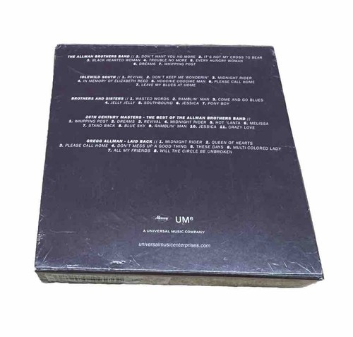 The Allman Brothers Band 5 Classic Albums 5 Disc Box Set 2013 Brand New Sealed - Picture 2 of 3