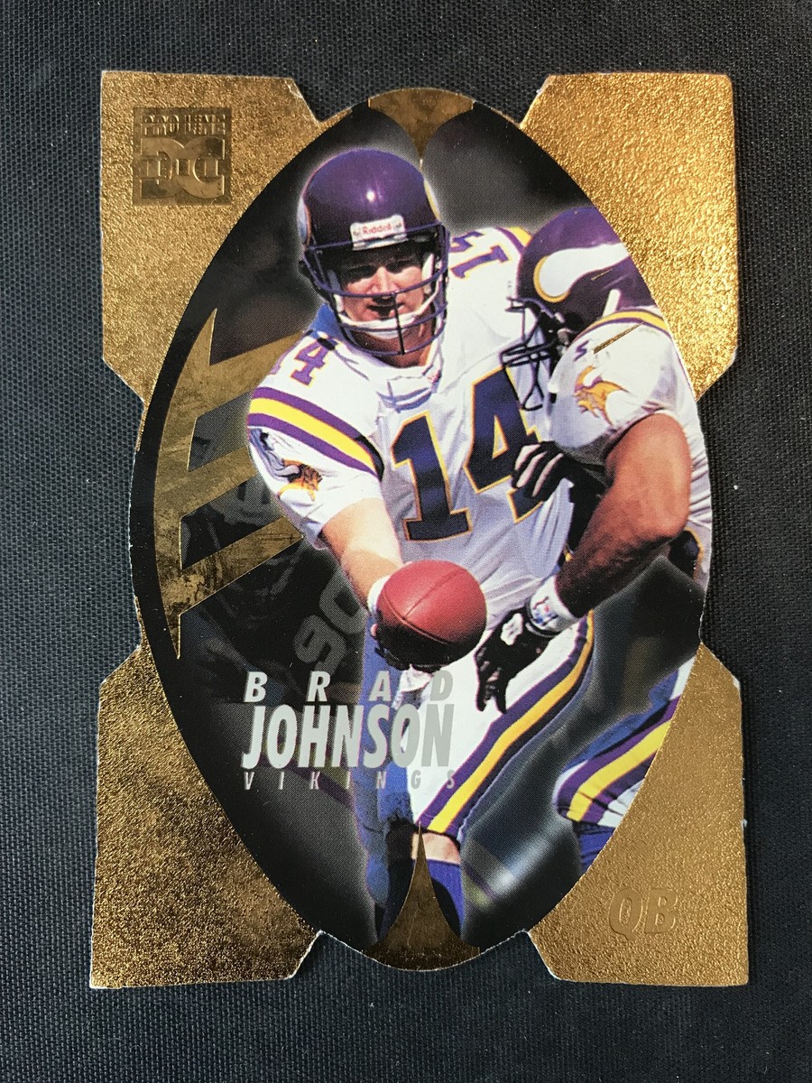 IC−DPR3 1998 Pro Line DC III #38 Brad Johnson Gold Die-Cut Minnesota