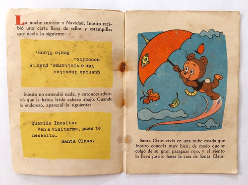 Lot 3 Vintage 1950s Argentina Mini Children's Books in Spanish Christmas Stories - Picture 3 of 16