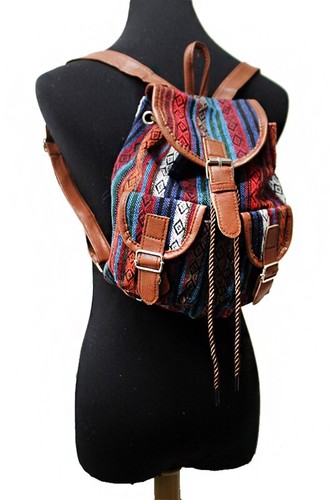 Juniors Boho Concert Festival Backpack (Assorted Colors) - Picture 5 of 9