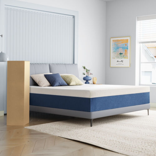 6" 8" 10" 12"14" Twin Full Queen Size Memory Foam Breathable for Sleep Mattress - Picture 8 of 24