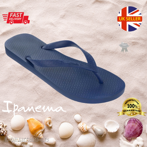 Hombre Chanclas Verano Sandalias de Dedo Azul Marino Azul Ipanema | eBay