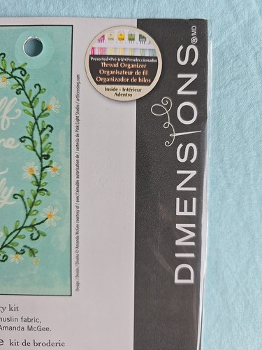 DIMENSIONS BRAND NEW EMBROIDERY KIT 'BE YOURSELF'. - Picture 2 of 5