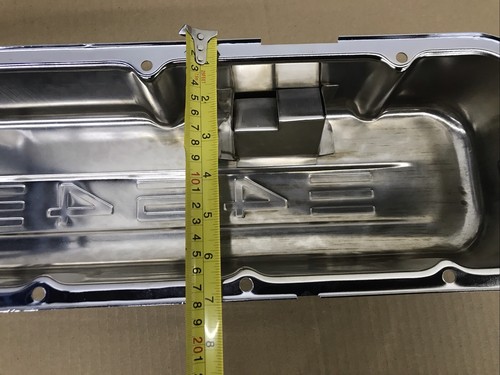 Racing Power Company R9844 Steel Valve Covers Chevy Big Block V8 (Single) - Picture 4 of 21