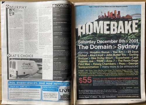 Revolver Magazine September 2001. The Cruel Sea, Groove Armada, Spiderbait. - Picture 2 of 5