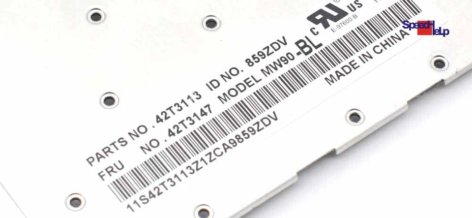 IBM Lenovo Thinkpad T61 T61P 42T3113 Keyboard Laptop 42T3147 French Keyboard - Image 3 of 4