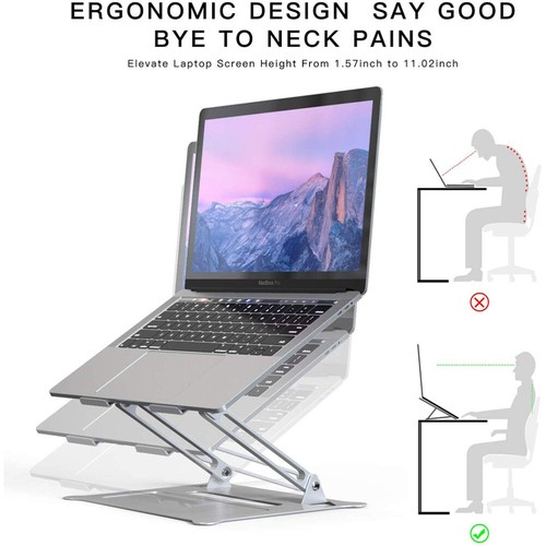 Laptopständer Verstellbarer Laptophalter Zusammenklappbarer -Stand - Afbeelding 3 van 12