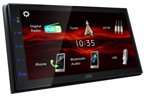 JVC USB Bluetooth MP3 DAB 2DIN Autoradio für Audi A4 B5 99-01 Symphony Bose Akti - Bild 6 von 9