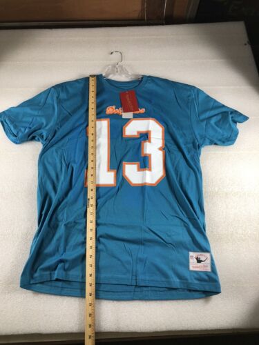 Maglia maglia uomo Dan Marino Mitchell & Ness Miami Dolphins nome e numero taglia XL - Foto 4 di 7