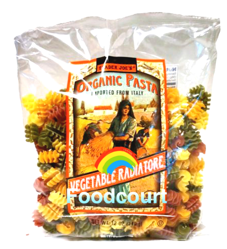 2 Packs Trader Joe's Organic Pasta Vegetable Radiatore 12 oz Each Pack - Picture 2 of 5