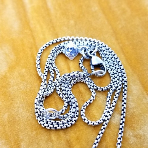 David Yurman 925 Sterlingsilber zierlicher Chatelaine Citrin Anhänger Halskette - Bild 4 von 6