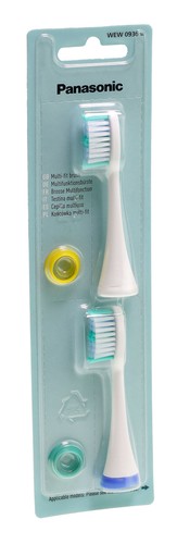 Panasonic WEW0936 Ersatzbürsten 2 Stück für EW-DL83 EW-DE92..Schallzahnbürste  - Afbeelding 1 van 2
