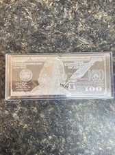 2013 One Hundred Dollar APMEX Quarter Pound 999 Fine Silver 4 OZT Bar