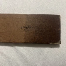 Gingher 8" Knife Edge Dressmaking Shears Scissors Sheath G-8 In Original Box