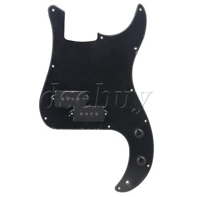 Prewired P-BASS PICKGUARD KIT For P bass Guitar BLACK