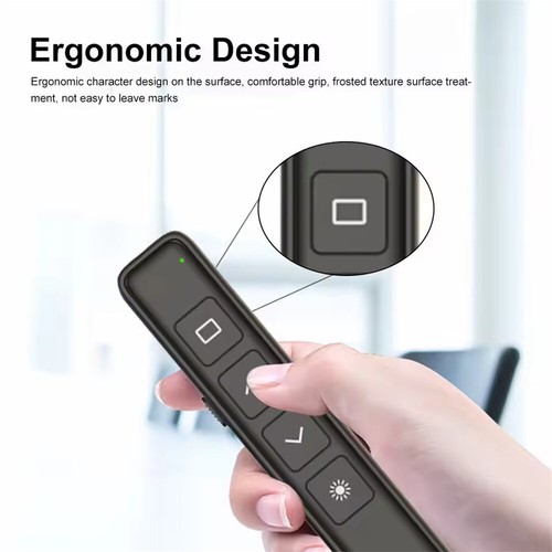 PowerPoint Clicker Présentation Télécommande Sans Fil USB PPT Présentateur Stylo UK - Photo 8/10
