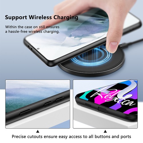 For Samsung Galaxy S24 S23 S22 S25 Personalised Case Shockproof TPU Phone Cover - Afbeelding 13 van 44