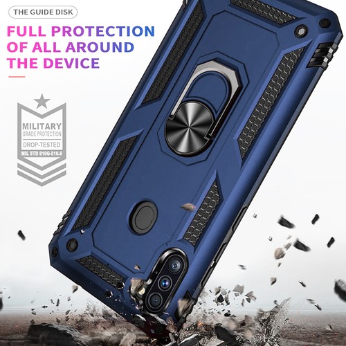 Coque téléphone pour Samsung Galaxy A11 béquille + protection en verre trempé - Photo 18 sur 38