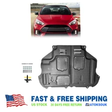 Thick Engine Splash Shield For Ford Focus RS 2016-2018 Front Engine Guard Hard