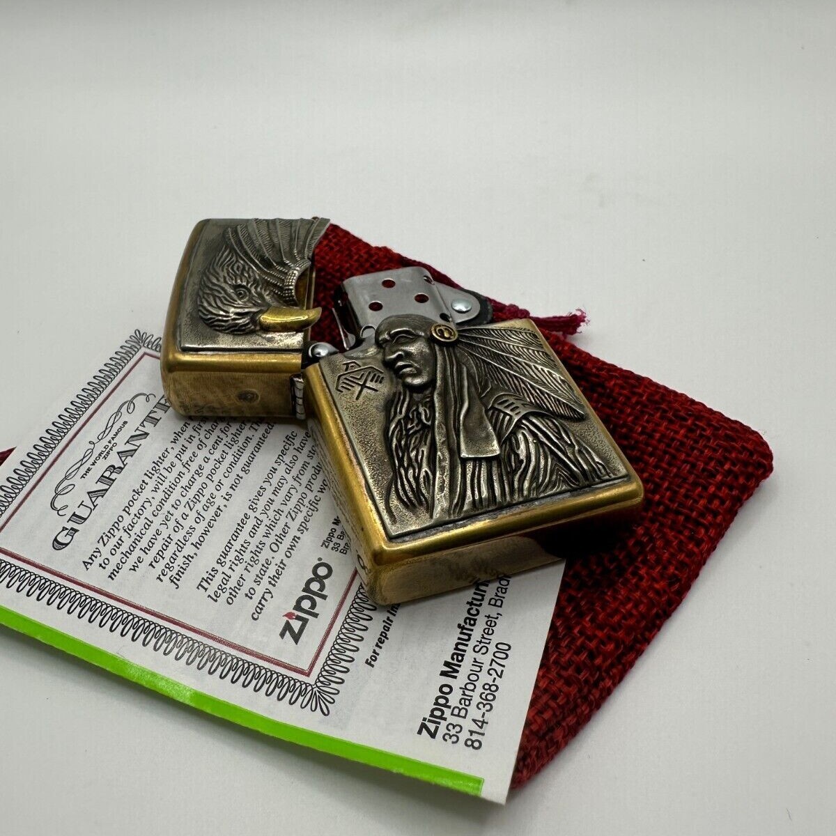 Zippo ジッポー インディアン エレファント 象 ブラス