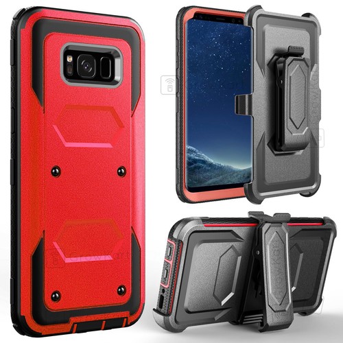 Funda con clip para teléfono Samsung Galaxy S9 S8 Plus S7 S6 Edge Note 8 9 - Imagen 17 de 35