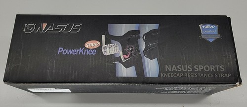 NASUS SPORTS POWER KNEE SPRING SUPPORT KNEECAP STRAP BRACE WORK OSFM - Picture 2 of 10