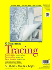 Tracing Paper Pad 300 Series 9x12 Inches 50 Sheets Tape Bound Artist Quality