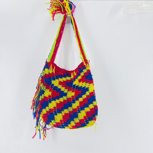 Peru BOHO Pouch Bag Handwoven Purse Handmade Authentic Original Colorful Design - Picture 2 of 9