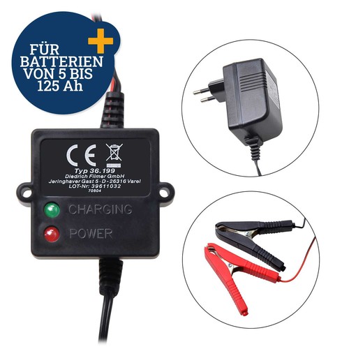 Auto Batterie Erhaltungs Ladegerät 12V Batterieladegerät Akkuladegerät KFZ Volt - Bild 1 von 3