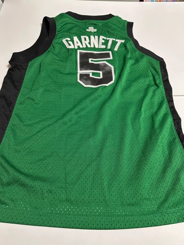 Adidas NBA Boston Celtics #5 Kevin Garnett Original Jersey Size Youth L - Picture 7 of 10