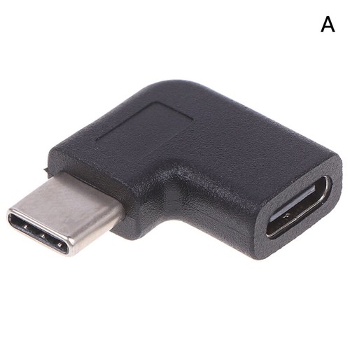 Right Angle 90 Degree USB 3.1 Type C Male To Female USB-C Converter Adapter` - Photo 13 sur 15