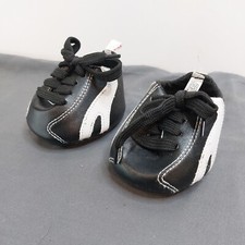 Build A Bear Workshop Black White Cleats Very Good Condition football soccer