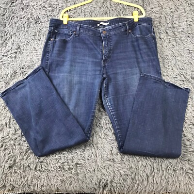 Levi's Women's Classic 415 Bootcut Denim Jeans Blue Size 24W