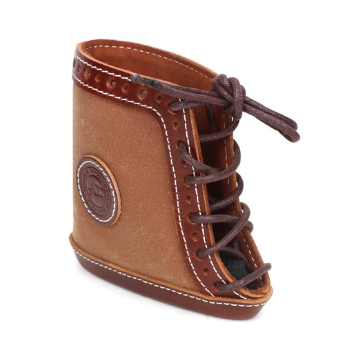 TOURBON Canvas Leather Recoil Pad Shotgun Buttstock Protector Slip-on Hunting - Picture 7 of 24