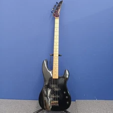 FERNANDES PJ-50 Black 1980s-1990s PJ Type Solid Body Electric Bass Guitar