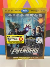 Marvel’s The Avengers 3D (Blu-ray 3D, 2012) w/ OOP Lenticular Slipcover