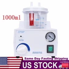 Dental Phlegm Suction Unit Emergency Medical Vacuum Aspirator Machine Portable