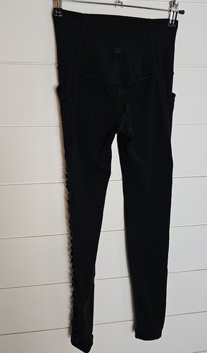 Athleta Saluatation 7/8 Leggings Powervita With Mesh Down Sides Size Xxs - Picture 8 of 12