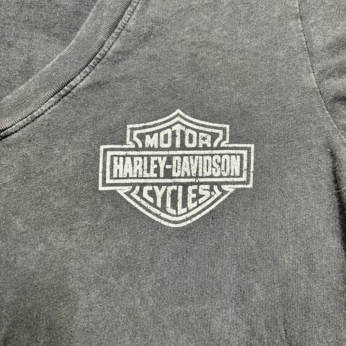 Harley Davidson Shirt Womens S Gray  Short Sleeve Wounded Warriors Project * - Picture 4 of 6