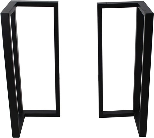 Elegantes patas de mesa de metal de alta resistencia de 35” de alto para proyectos de muebles rústicos - Imagen 7 de 9