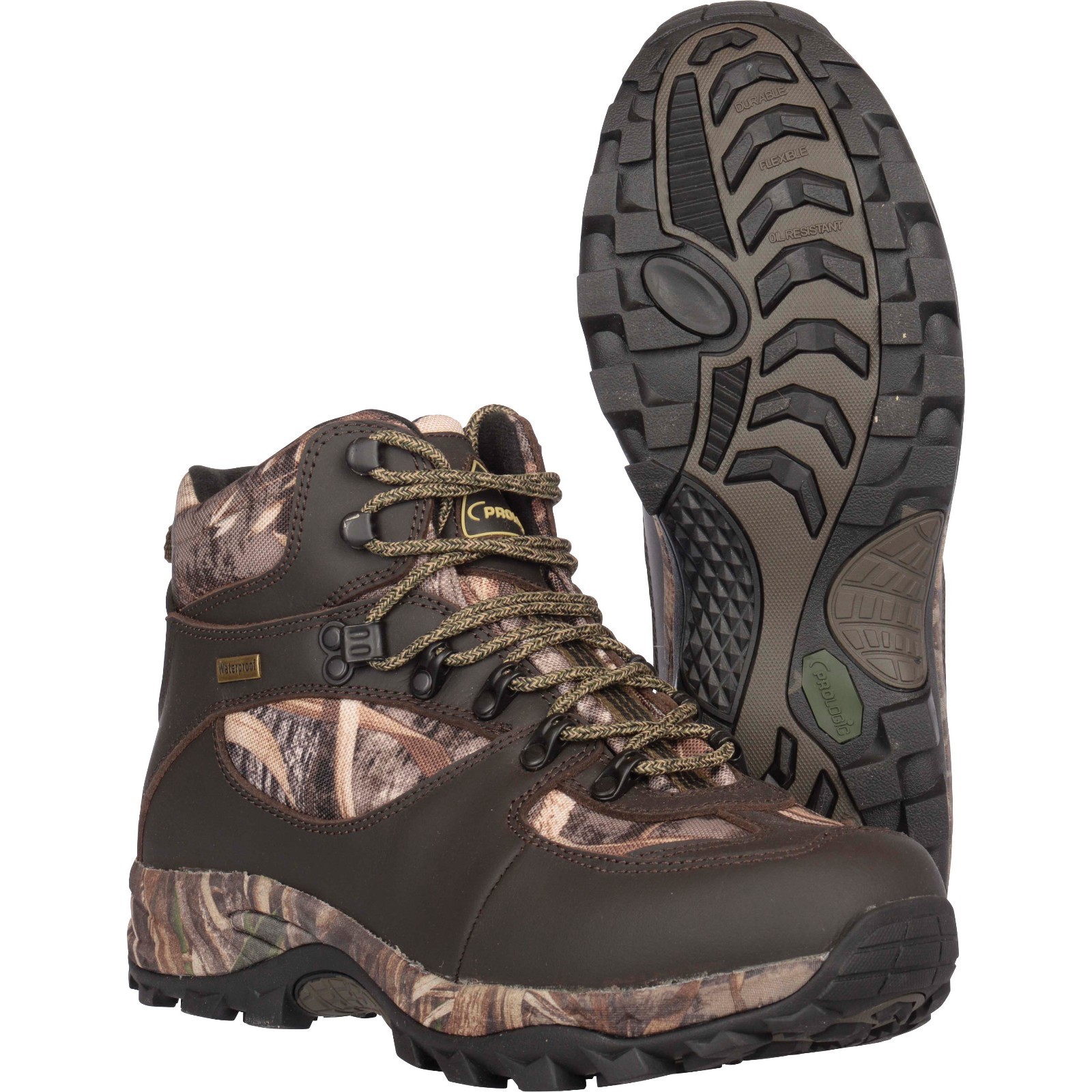 Prologic NEW Max 5 Grip-Trek Leather Fishing Boots Waterproof & Breathable Camo Prologic NEW Max 5 Grip-Trek Leather Fishing Boots Waterproof & Breathable Camo