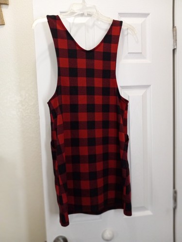 Kleid rot und schwarz kariert Mädchen Größe 18 XXL - Bild 2 von 3