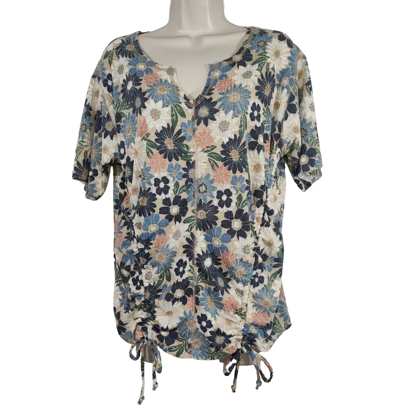 Tops floral Cato Mujer