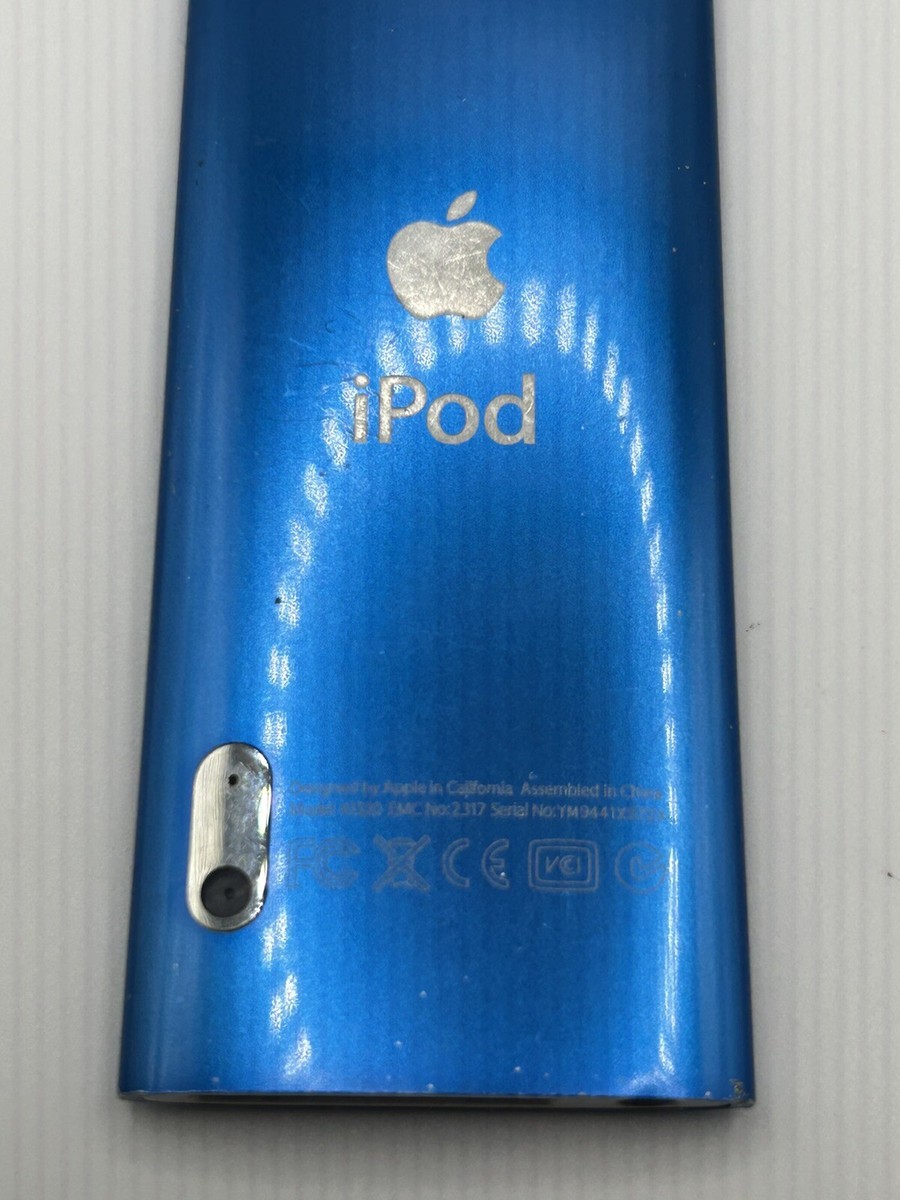 Apple iPod A1320 Nano 5th Gen Blue 64GB Tested | eBay