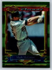 Mark McGwire 1994 Topps Finest #78 Oakland A's 